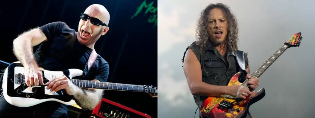 Joe Satriani Remembers Young Talent Kirk Hammett: