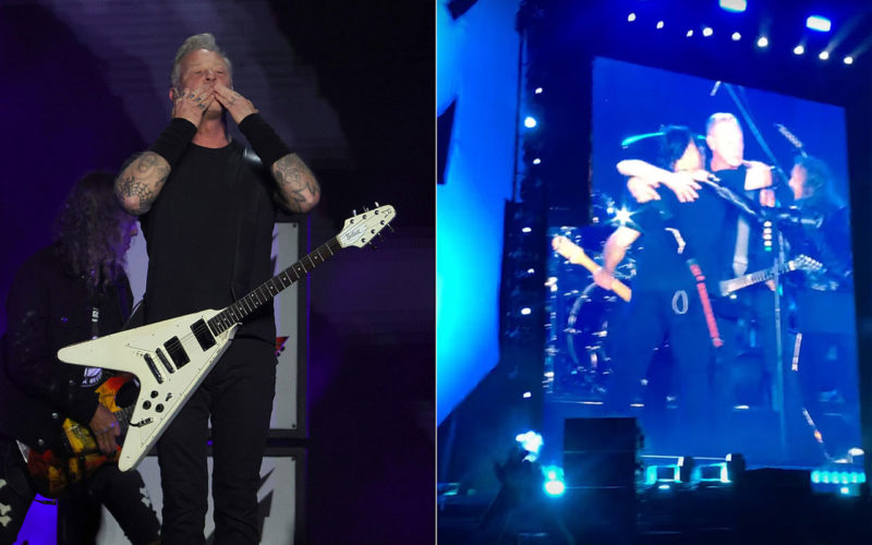 Metallica frontman James Hetfield Feels Worried at Some Concerts