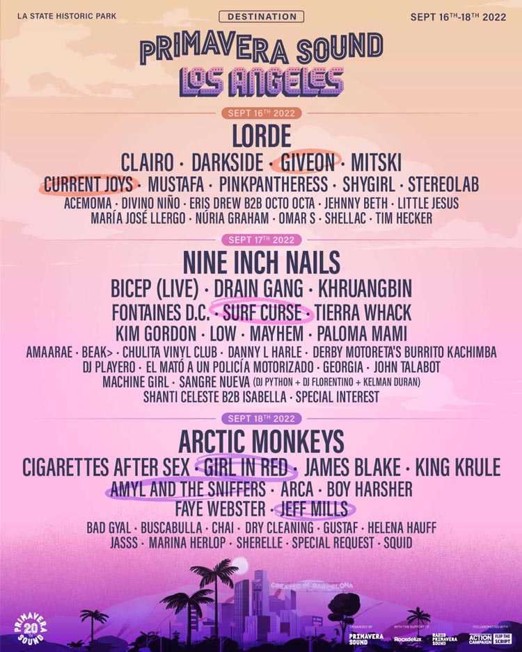Primavera Sound Los Angeles Festival 2022 - USA
