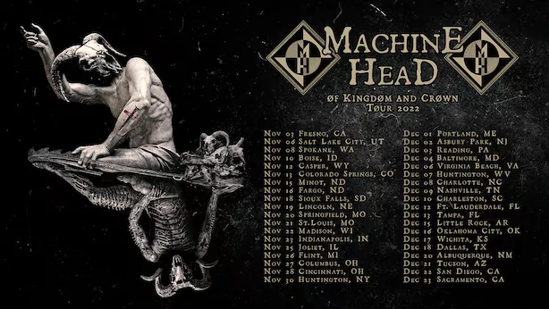 Machine Head 2022 Massive Tour Dates