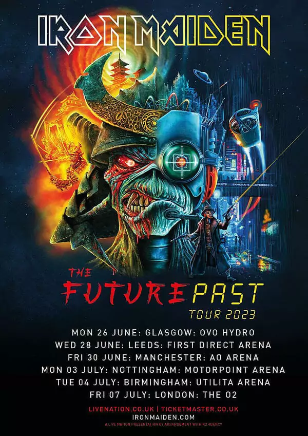 Iron Maiden 'The Future Past' 2023 Tour Dates