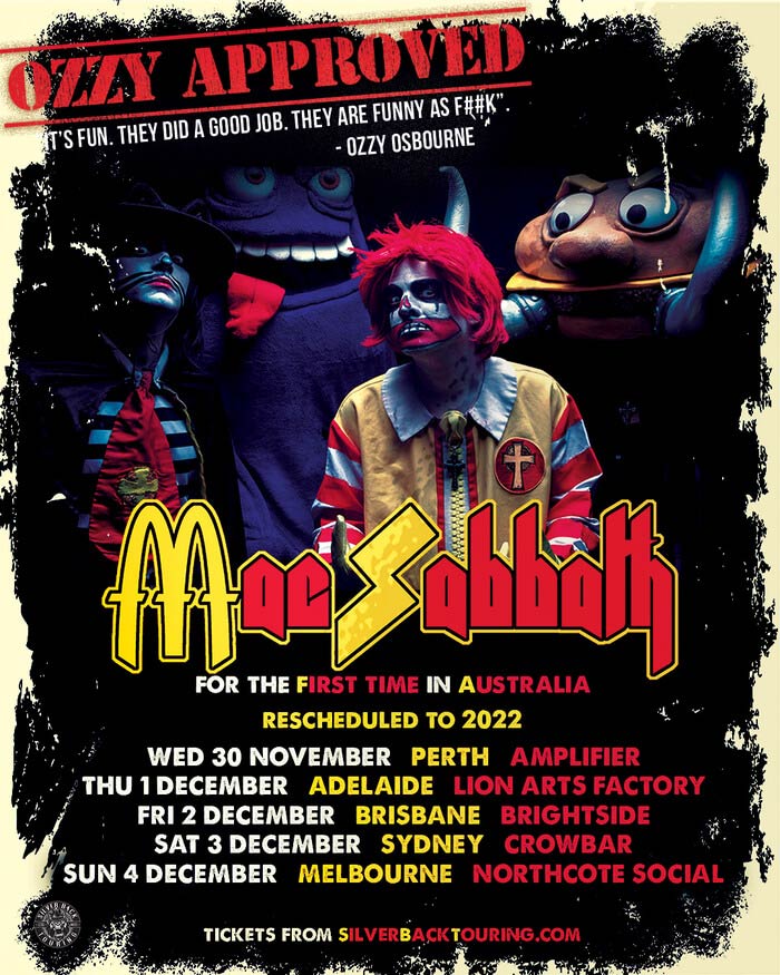 Mac Sabbath 2022 and 2023 tour dates