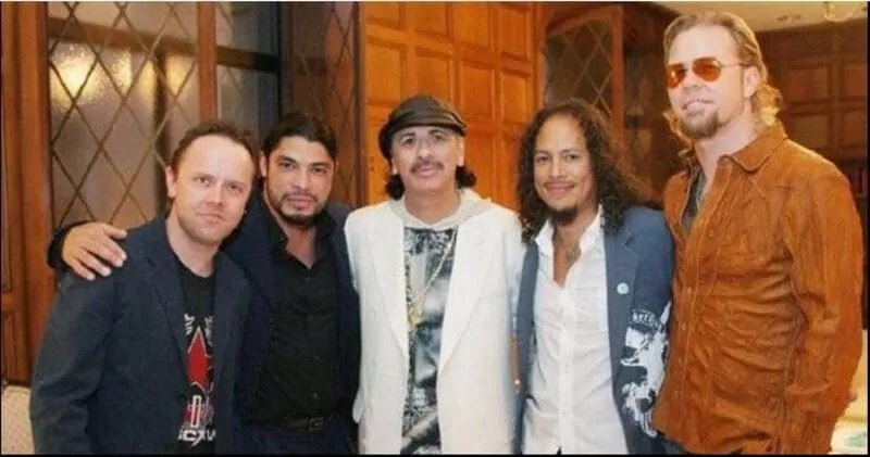 Metallica and Carlos Santana