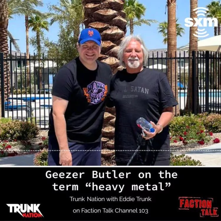 Geezer Butler and Eddie Trunk