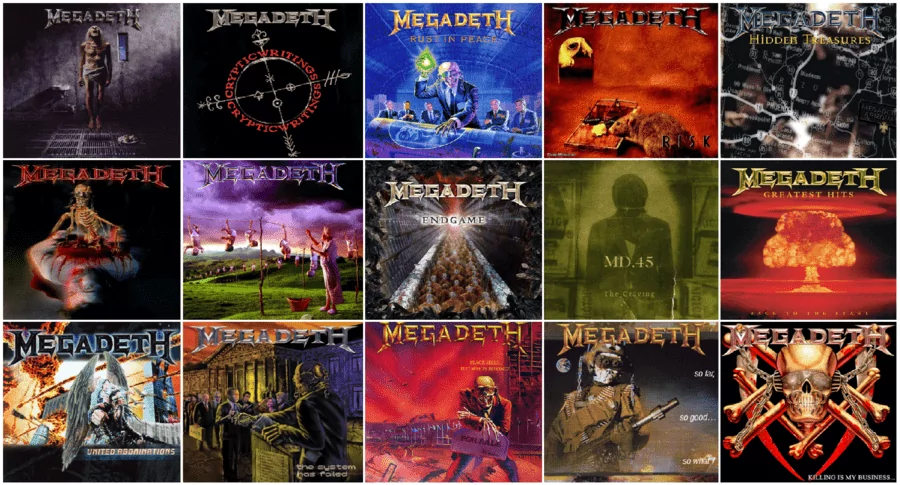 Megadeth albums