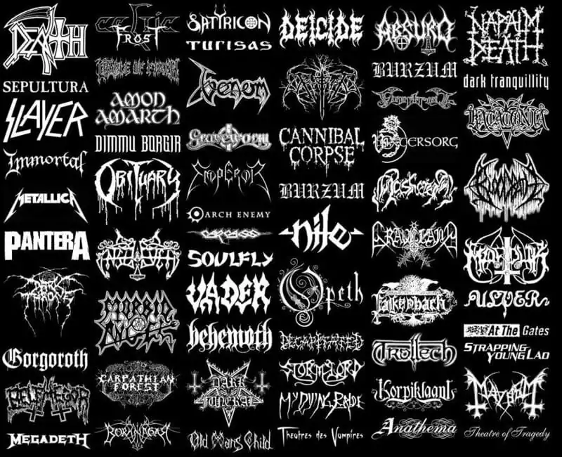 Metal band names