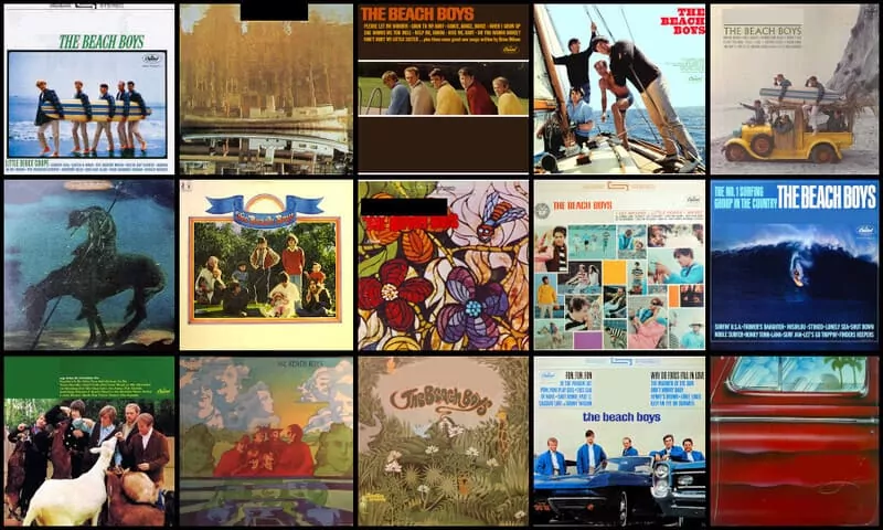The Beach Boys albums cover